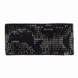 C.C Sequin Headwrap for Women - Stretchable Soft Warm Knit Winter Headband Ear Warmer (Hot Pink)