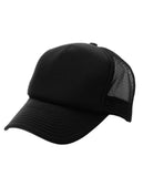 NYFASHION101 Blank Mesh Adjustable Snapback Cotton 6-Panel Trucker Hat Cap