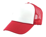 NYFASHION101 Blank Mesh Adjustable Snapback Cotton 6-Panel Trucker Hat Cap