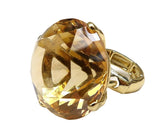 NYFASHION101 Women's Extra Big Rhinestone Fashion Stretch Ring