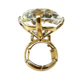 NYFASHION101 Women's Extra Big Rhinestone Fashion Stretch Ring