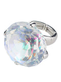 NYFASHION101 Women's Extra Big Rhinestone Fashion Stretch Ring