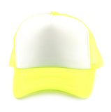 NYFASHION101 Blank Mesh Adjustable Snapback Cotton 6-Panel Trucker Hat Cap