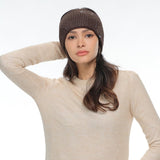 C.C Sequin Headwrap for Women - Stretchable Soft Warm Knit Winter Headband Ear Warmer (Hot Pink)