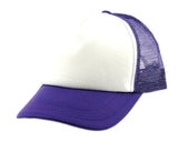 NYFASHION101 Blank Mesh Adjustable Snapback Cotton 6-Panel Trucker Hat Cap