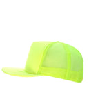 NYFASHION101 Blank Mesh Adjustable Snapback Cotton 6-Panel Trucker Hat Cap