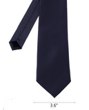 Men's Solid Color Polyester Tie PS00