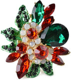 NYFASHION101 Women's Vine Marquis Stone Stud Fashion Stretch Ring