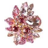 NYFASHION101 Women's Vine Marquis Stone Stud Fashion Stretch Ring