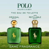 Ralph Lauren - Polo Eau de Toilette Men's Cologne Woody & Spicy With Pine Patchouli Leather and Tobacco Medium Intensity Fl Oz