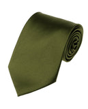 Men's Solid Color Polyester Tie PS00
