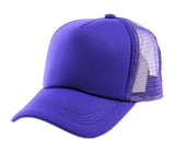 NYFASHION101 Blank Mesh Adjustable Snapback Cotton 6-Panel Trucker Hat Cap