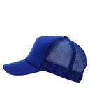 NYFASHION101 Blank Mesh Adjustable Snapback Cotton 6-Panel Trucker Hat Cap