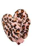 C.C Women's Faux Fur Wrist Length Fingerless Sherpa Lined Convertible Mittens Gloves