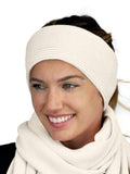 C.C Unisex Winter Thick Ribbed Knit Stretchy Plain Ear Warmer Headband