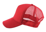 NYFASHION101 Blank Mesh Adjustable Snapback Cotton 6-Panel Trucker Hat Cap