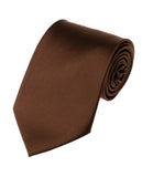 Men's Solid Color Polyester Tie PS00