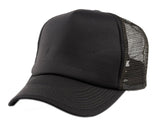 NYFASHION101 Blank Mesh Adjustable Snapback Cotton 6-Panel Trucker Hat Cap
