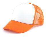 NYFASHION101 Blank Mesh Adjustable Snapback Cotton 6-Panel Trucker Hat Cap