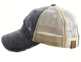 C.C Unisex Adjustable Trucker Baseball Cap Hat