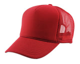 NYFASHION101 Blank Mesh Adjustable Snapback Cotton 6-Panel Trucker Hat Cap