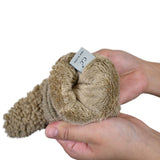 C.C Women's Faux Fur Wrist Length Fingerless Sherpa Lined Convertible Mittens Gloves