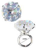 NYFASHION101 Women's Extra Big Rhinestone Fashion Stretch Ring