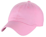 C.C Unisex Classic Blank Low Profile Cotton Unconstructed Baseball Cap Dad Hat