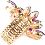 NYFASHION101 Women's Vine Marquis Stone Stud Fashion Stretch Ring