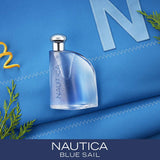 Nautica Blue Eau de Toilette 3.4 fl oz (Pack of 1), Notes of Basil, Jasmine, and Cedarwood, Men's Fragrance, Long Lasting, Everyday Fragrance, Travel Size