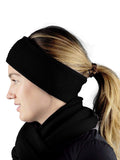 C.C Unisex Winter Thick Ribbed Knit Stretchy Plain Ear Warmer Headband
