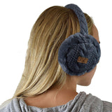 C.C Soft Winter Warm Adjustable Headband Ear Warmer Earmuffs