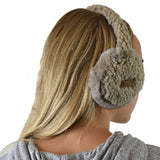 C.C Soft Winter Warm Adjustable Headband Ear Warmer Earmuffs