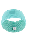 C.C Unisex Winter Thick Ribbed Knit Stretchy Plain Ear Warmer Headband