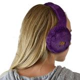 C.C Soft Winter Warm Adjustable Headband Ear Warmer Earmuffs
