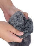 C.C Women's Faux Fur Wrist Length Fingerless Sherpa Lined Convertible Mittens Gloves