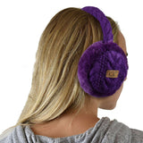 C.C Soft Winter Warm Adjustable Headband Ear Warmer Earmuffs
