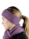 C.C Unisex Winter Thick Ribbed Knit Stretchy Plain Ear Warmer Headband