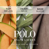 Ralph Lauren - Polo Blue - Eau de Toilette - Men's Cologne - Aquatic & Fresh - With Citrus, Sage, and Suede - Medium Intensity