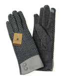 NYfashion101 Exclusive Chevron Pattern Touchscreen Compatible Winter Gloves