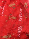 D&Y Christmas Theme Sheer Loop Infinity Scarf