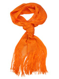 NYFASHION101 Fashionable Sparkly Glitter Thread Lightweight Tassel Scarf