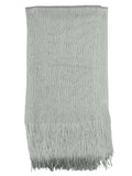 NYFASHION101 Fashionable Sparkly Glitter Thread Lightweight Tassel Scarf