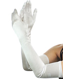 NYFASHION101 Women's Classic Long Opera Length Satin Gloves 16BL