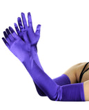 NYFASHION101 Women's Classic Long Opera Length Satin Gloves 16BL
