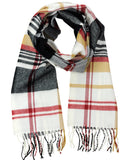 D&Y Unisex Classic Softer Than Cashmere Plaid Fringe End Scarf
