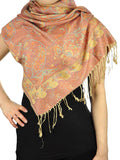 NYFASHION101 Women's Large Soft Paisley Floral Pattern Scarf Shawl Wrap