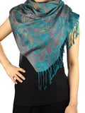 NYFASHION101 Women's Large Soft Paisley Floral Pattern Scarf Shawl Wrap