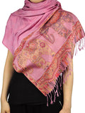 NYFASHION101 Women's Large Soft Embroidered Elephant Scarf Shawl Wrap