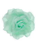 Women's Multifunction Rose Flower Sheer Petal Brooch Pin Hair Tie Clip By The Dozen
